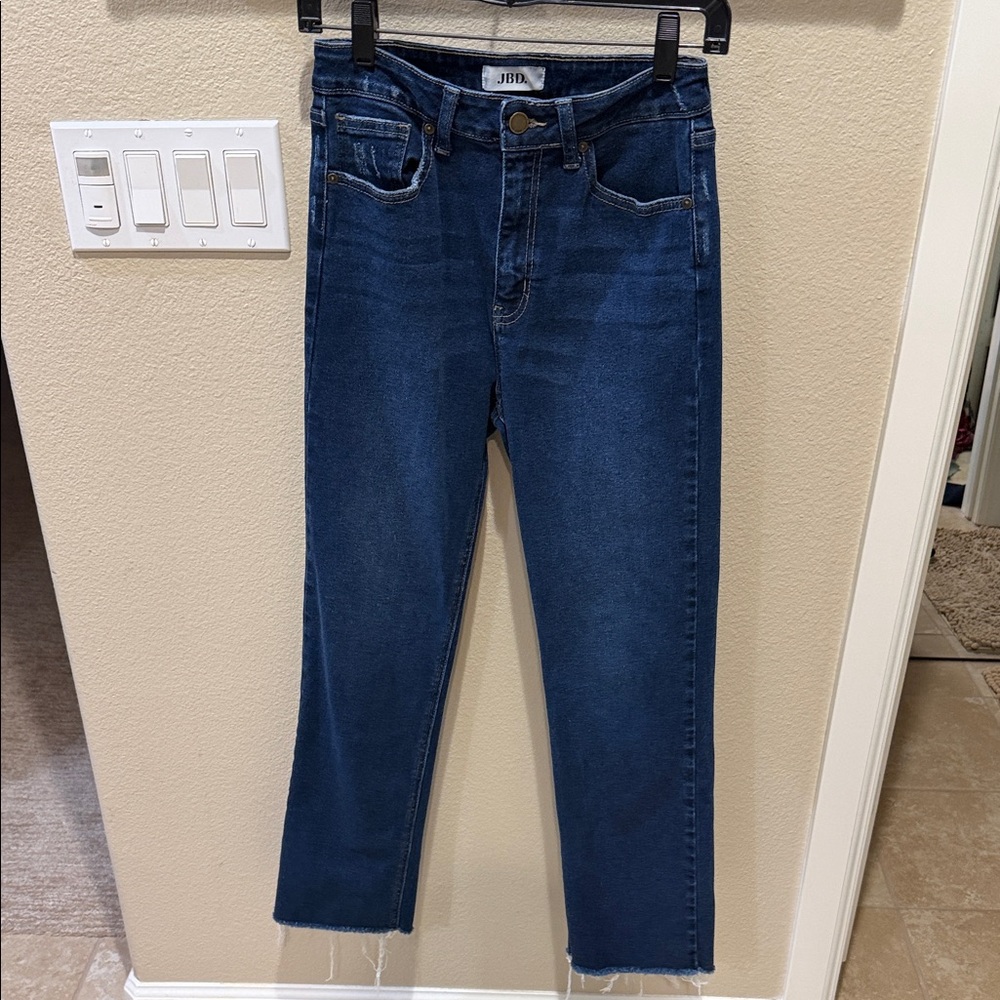 Just Black Women's Dark Blue Straight Leg Jeans